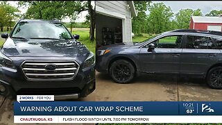 Problem Solvers: Oklahoma woman warns of 'car wrap' scheme