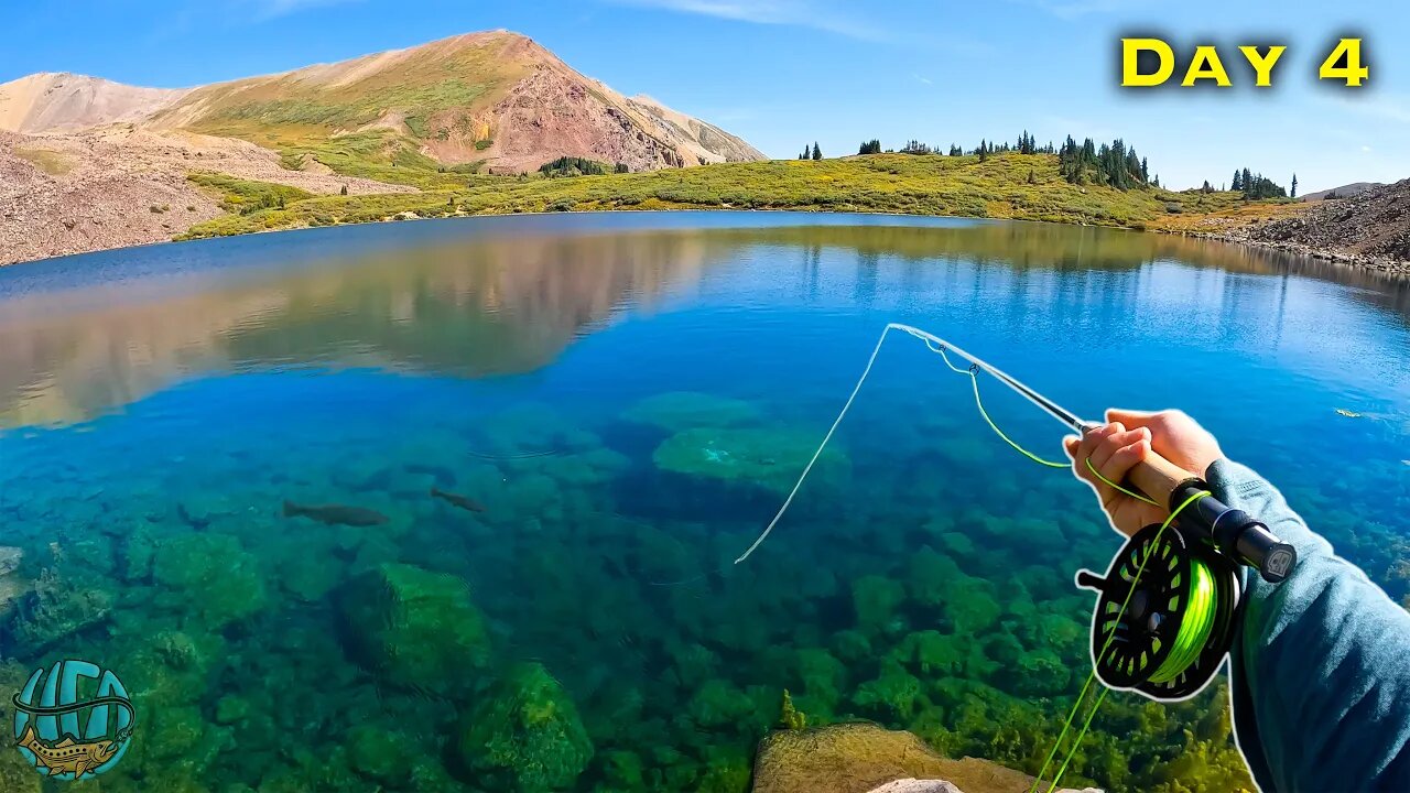 Fly Fishing the BEST LAKE IN THE WORLD?? (Big Trout Everywhere)