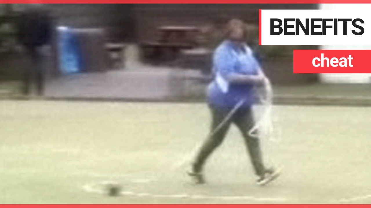 Benefits cheat who claimed she could hardly walk caught playing crown green bowls