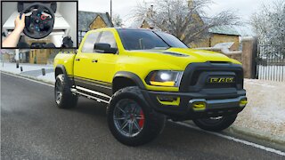 Dodge RAM Rebel TRX - Forza Horizon 4 - Logitech g29 steering wheel gameplay