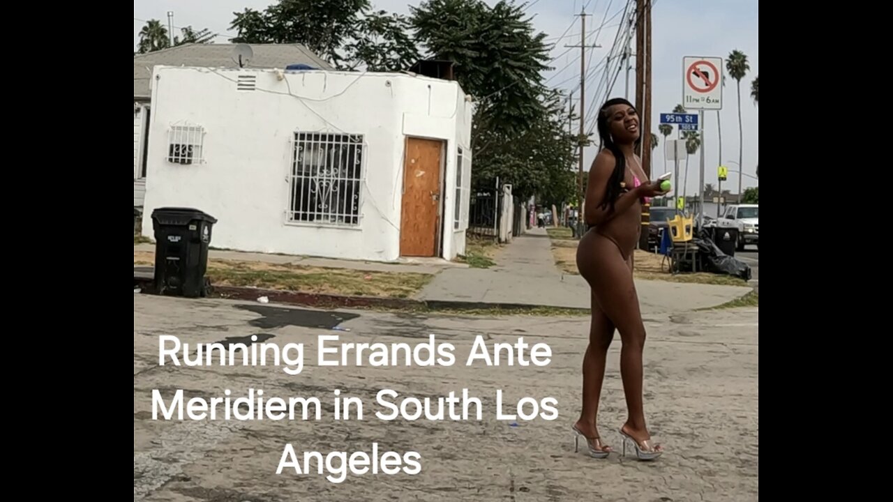 Running Errands Ante Meridiem in South Los Angeles