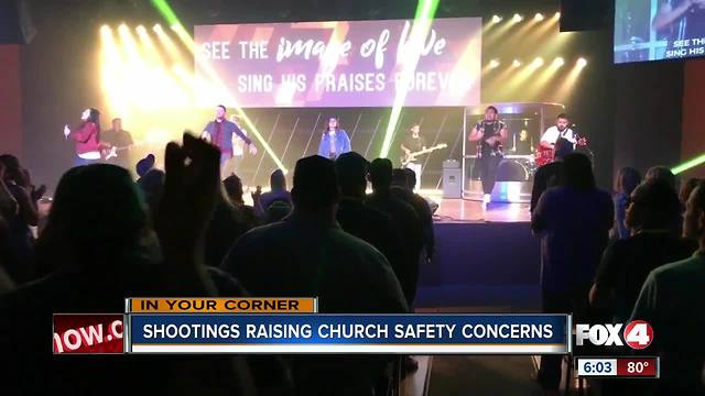 Shootings raising church safety concerns