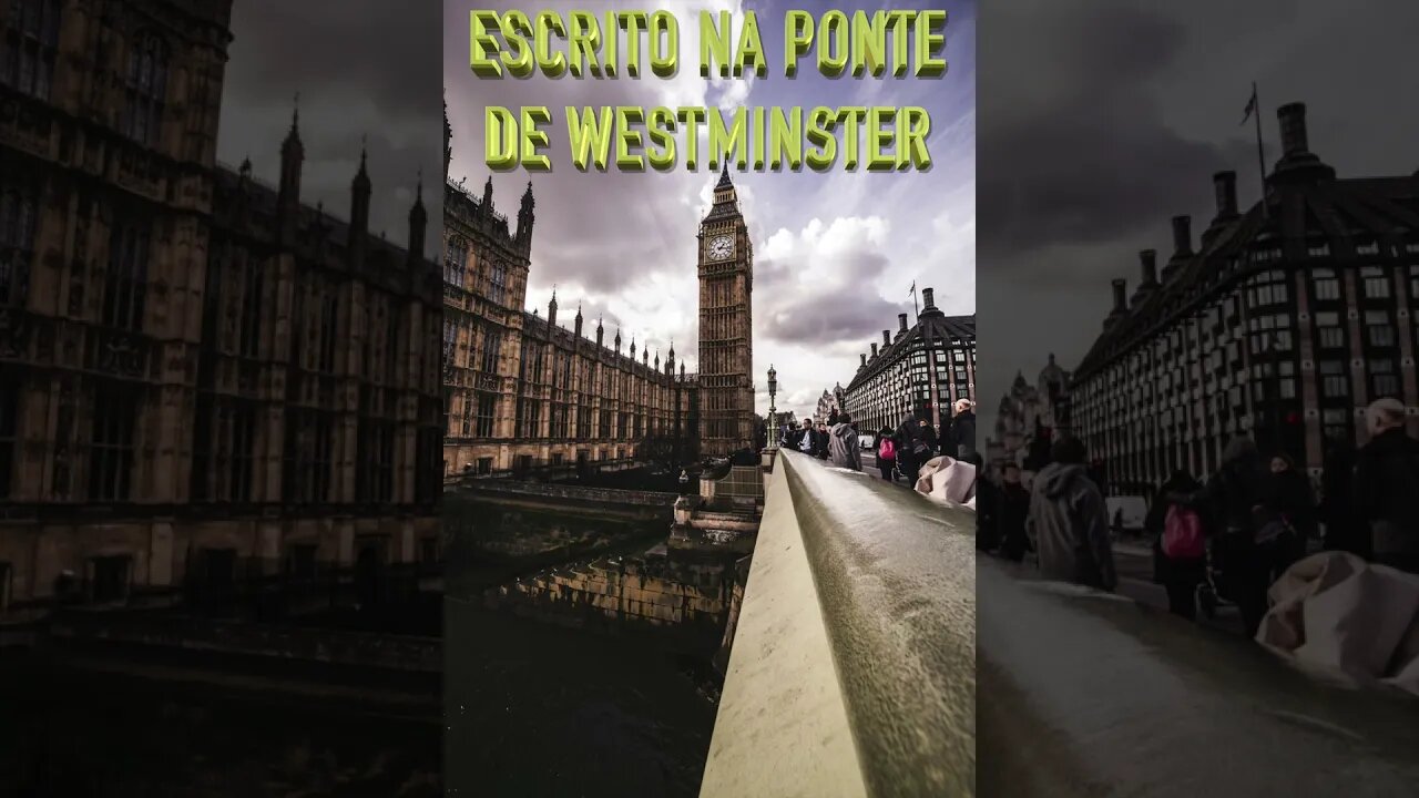 #poema "ESCRITO NA PONTE DE WESTMINSTER" [WILLIAM WORDSWORTH]