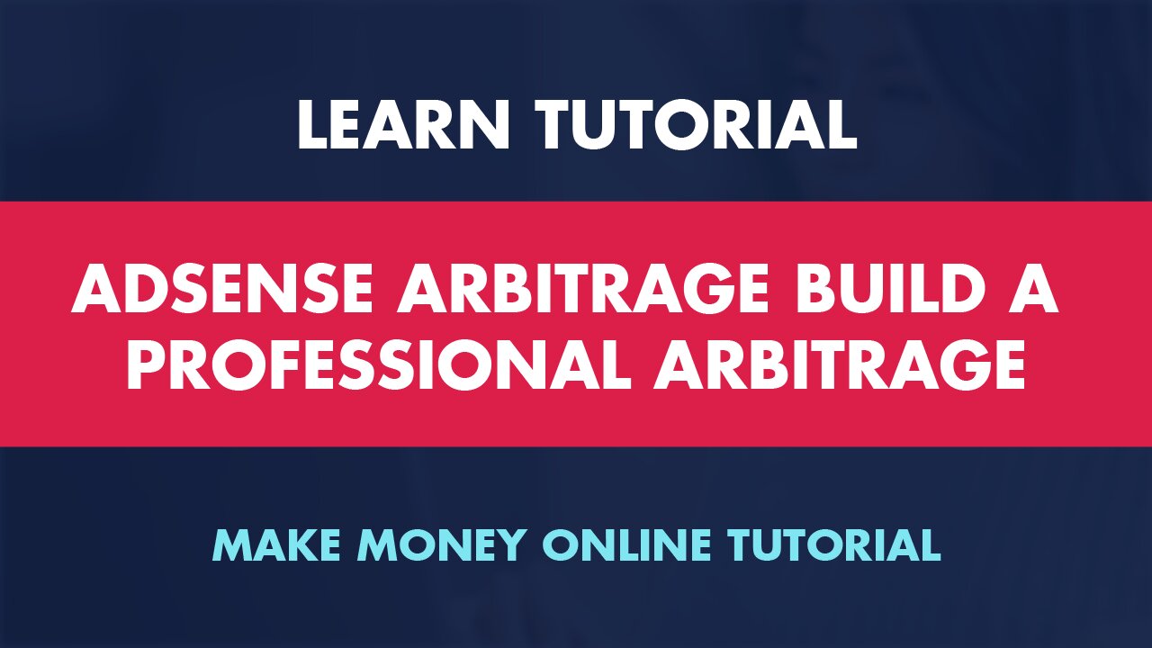 Adsense Arbitrage Build a Professional Arbitrage Website - Make Money Online Tutorial LIVE