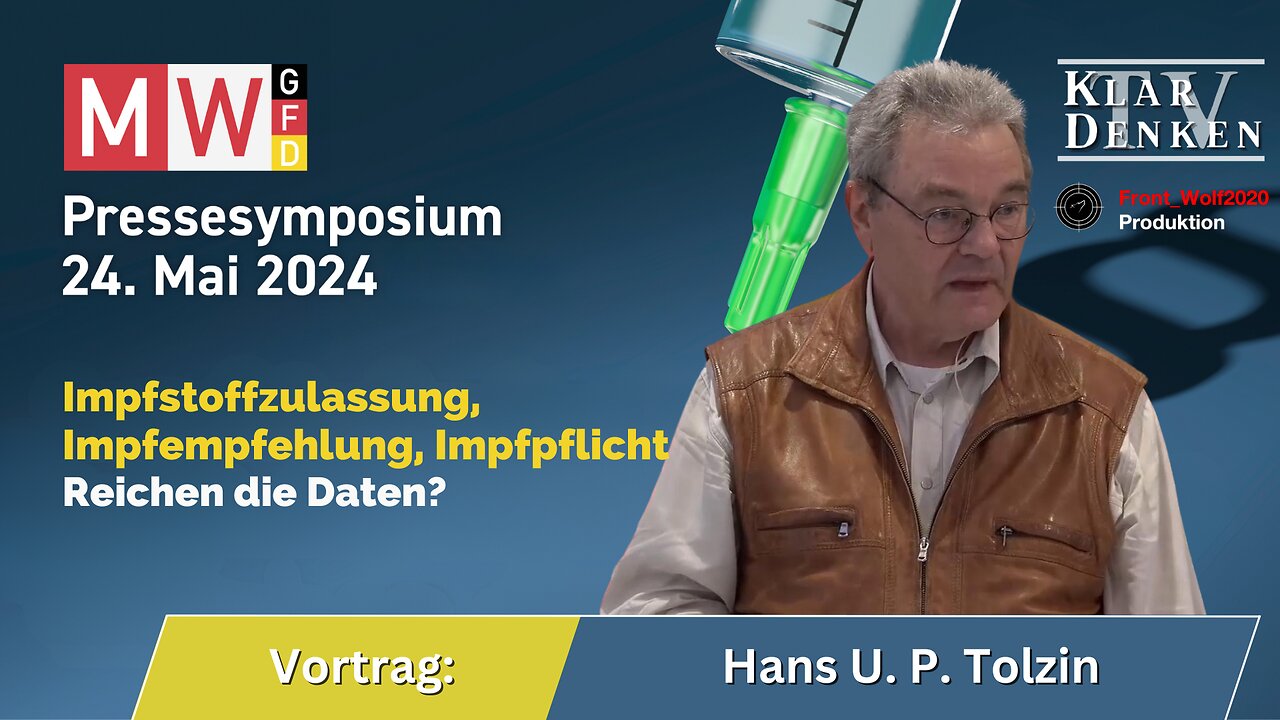 🔵⚡️Rede Hans Tolzin beim MWGFD Pressesymposium am 24.05.2024