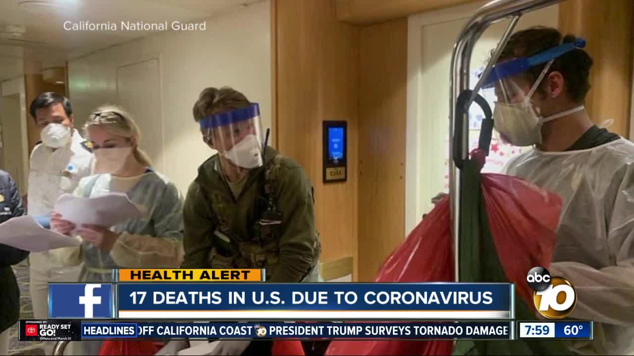 17 deaths in U.S. due to coronavirus