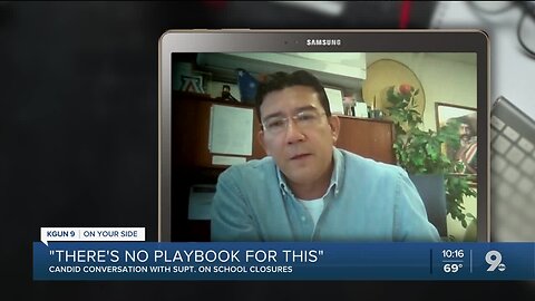 "There's No Playbook For This": Superintendent's candid talk on school closures