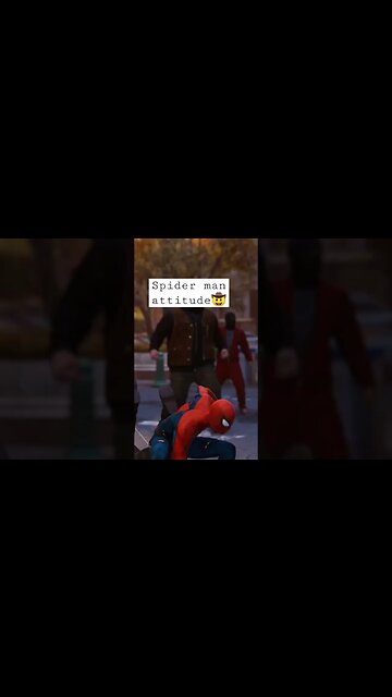 Spider man saves women #spiderman #spidermanremastered #shorts