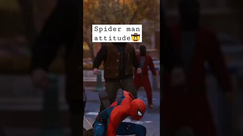 Spider man saves women #spiderman #spidermanremastered #shorts