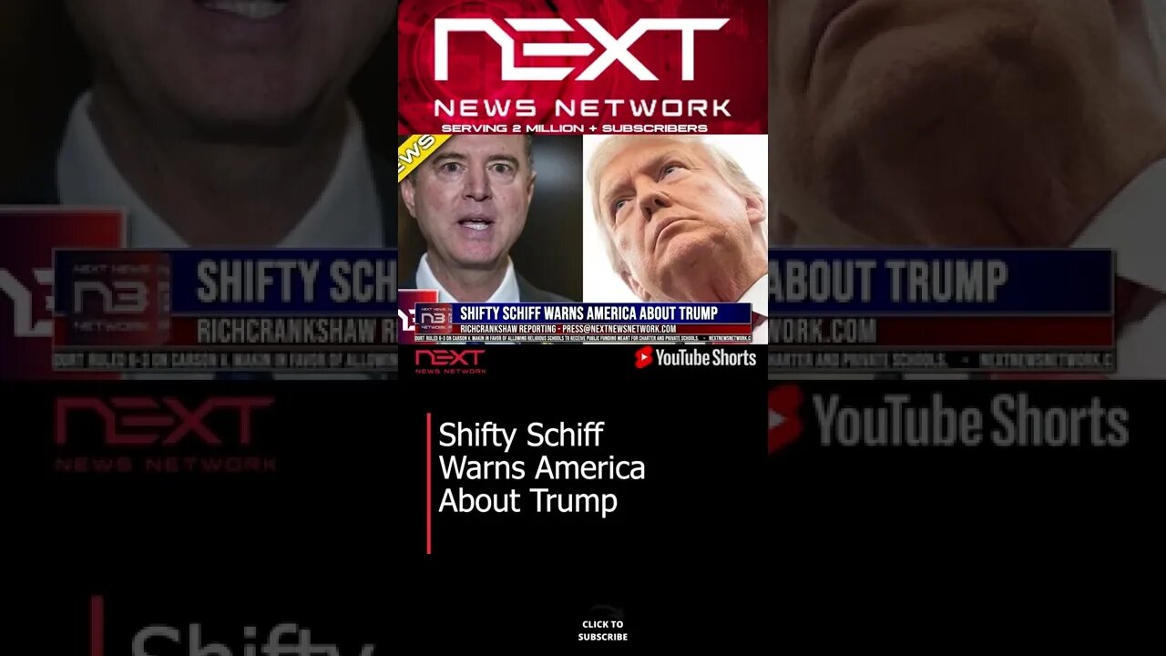 Shifty Schiff Warns America About Trump #shorts