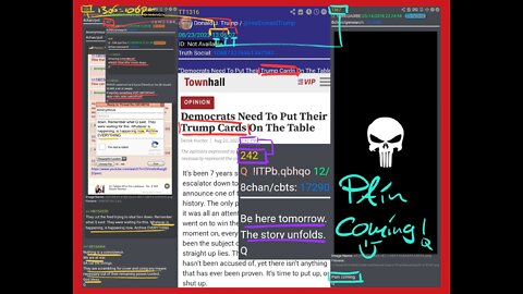 Fresh Donald J. Trump Crumbs 08/25/22 PAIN COMING! The Story Unfolds,..