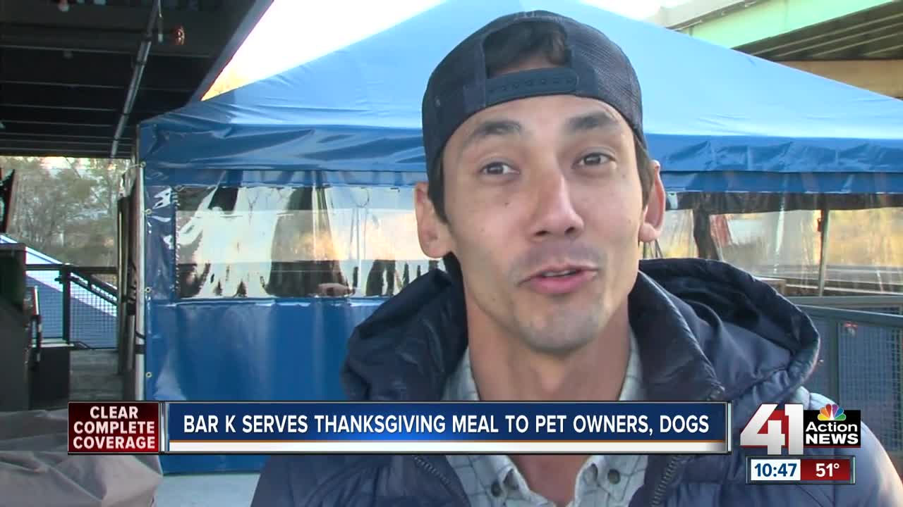 Bar K serves Thanksgiving meal to pets & owners