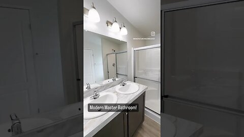 Start Your Day Here! Modern Master Bathroom!