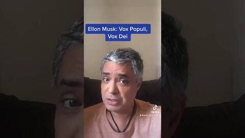 Ellon Musk Vox Populi Vox Dei #ellonmusk #twitter #short #shorts #youtubeshorts #povobrasileiro