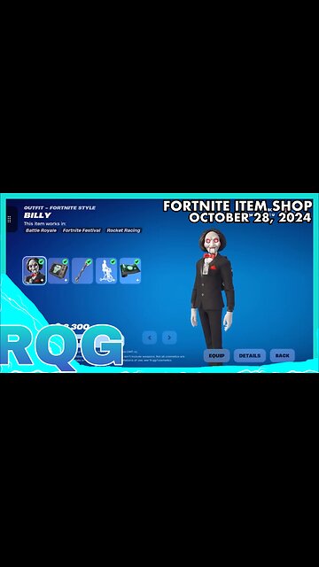 BILLY THE PUPPET & GHOST RIDER ARE BACK! FORTNITE ITEM SHOP (October 28, 2024)