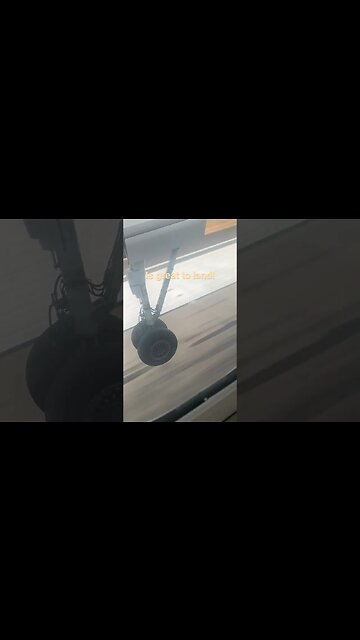 WHEN THE PLANE LANDS! WATCH THE WHEEL! #travel #landing #nativeamericanflute #airplane #asmr