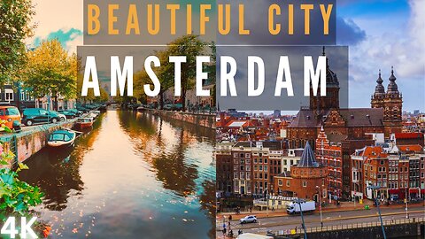 Title: "Aerial Serenity: Discovering Amsterdam from Above | Drone Footage