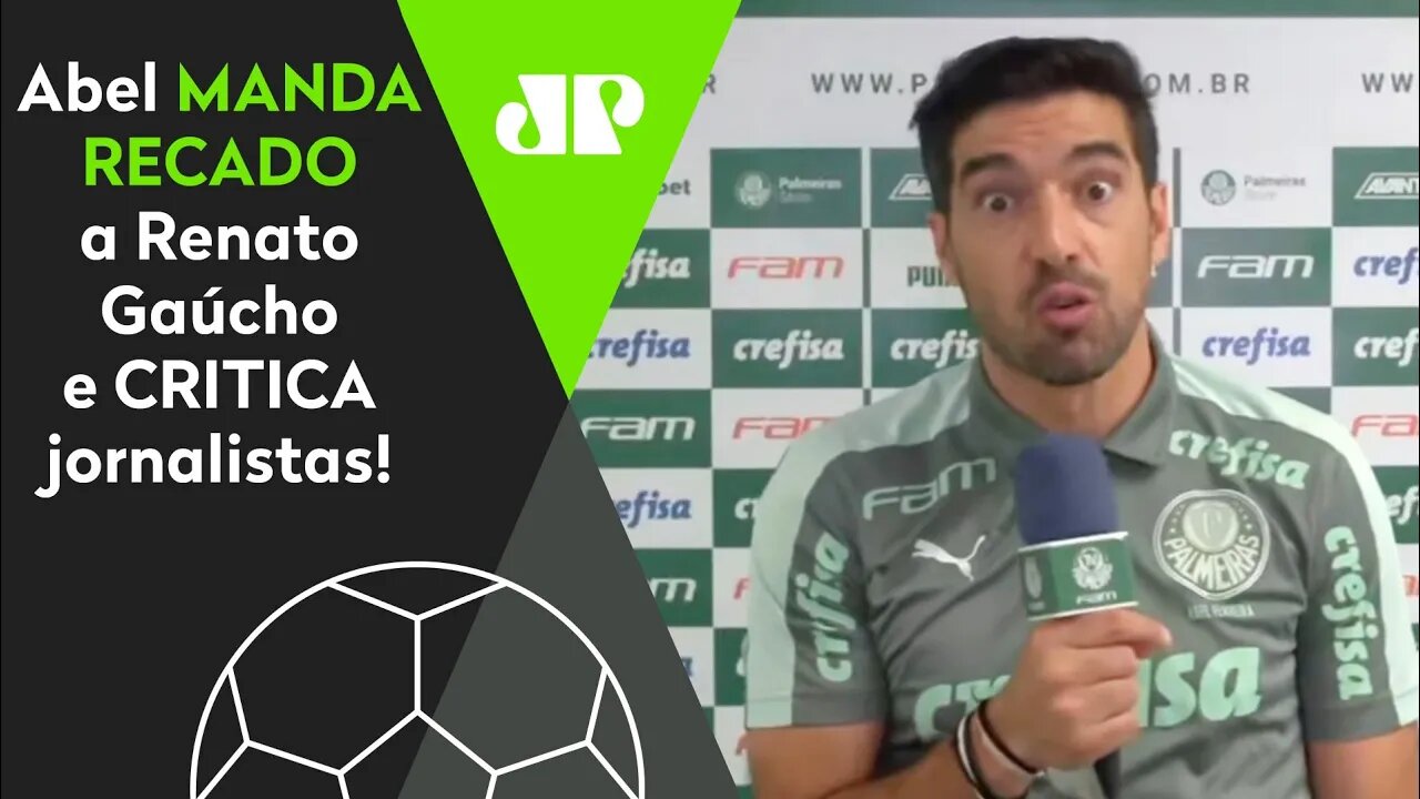 "Eu QUERO FALAR pro Renato Gaúcho que..." Abel Ferreira POLEMIZA e CRITICA jornalistas!
