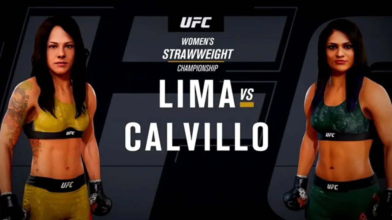 EA Sports UFC 3 Gameplay Cynthia Calvillo vs Juliana Lima