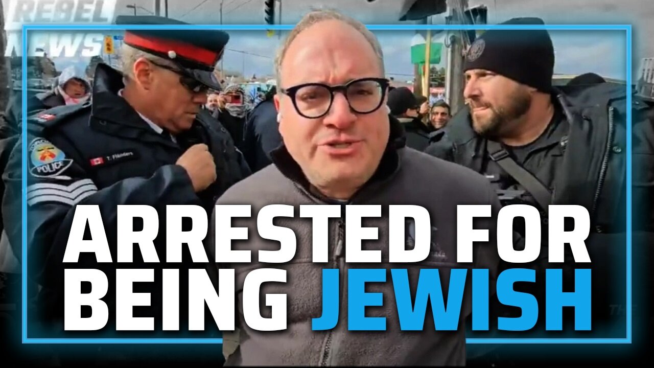 'Only conservative reporters are arrested': Ezra Levant joins Alex Jones following arrest at protest