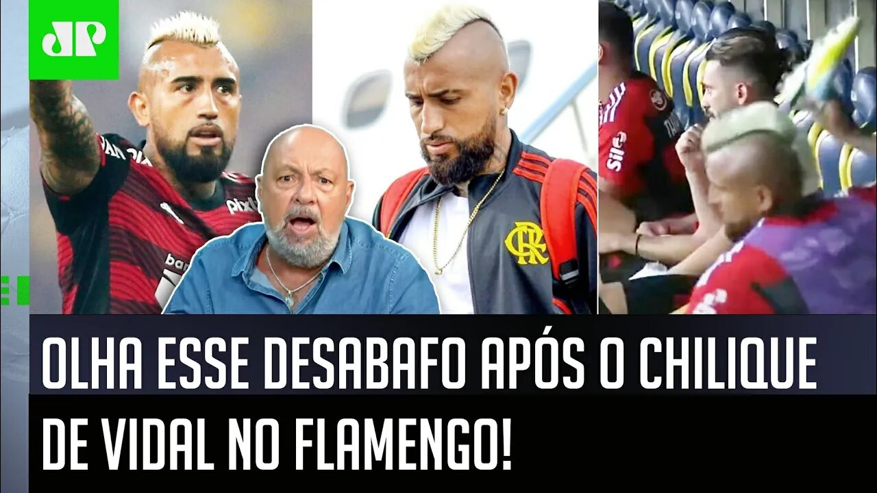 DEU NO MEIO! "O Vidal TEM NOÇÃO do que é o Flamengo? Ele GANHA R$ 1,1 MILHÃO por mês e..."