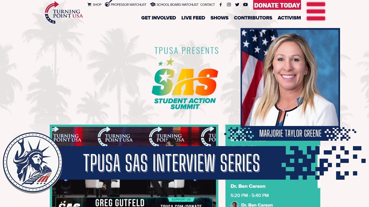 Marjorie Taylor Greene | SAS Interview Series | Liberty Station Special Episode