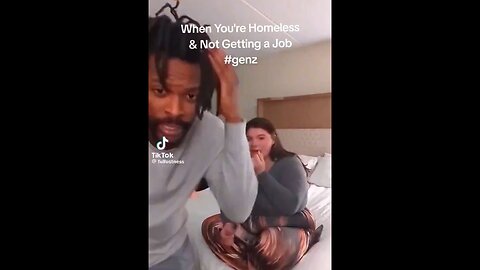 Homeless Bro, His Woman Want People To Send Money To Their GoFundMe Becuase He's Too Smart For A Job