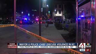 Mayor James addresses recent spate of violence