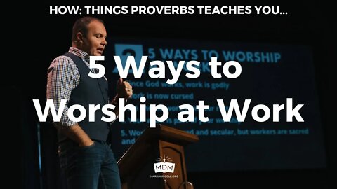 5 Ways to Worship at Work