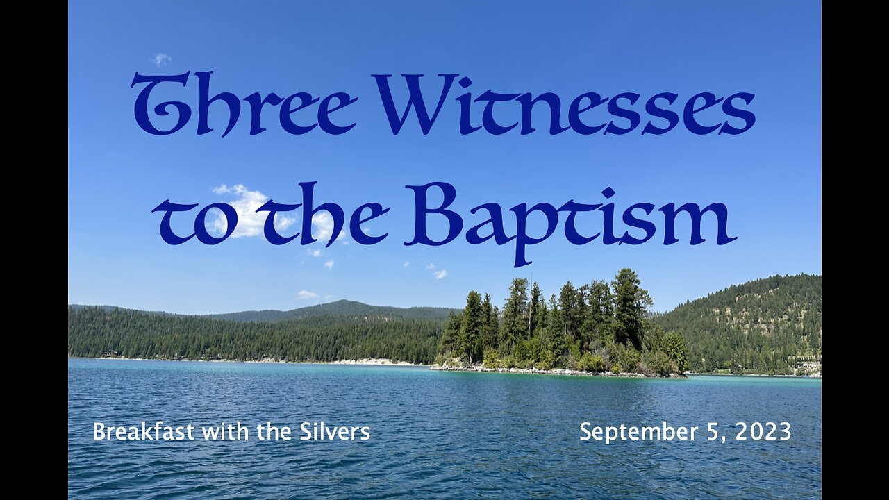 Three Witnesses of the Baptism - Breakfast with the Silvers & Smith Wigglesworth Sept 5