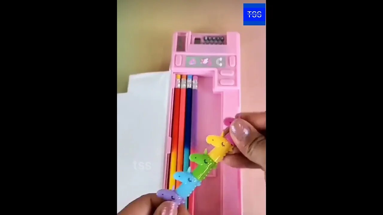 my 23th video on youtube...unicorn geometry box...#tss #shorts #viral #geometry #theschoolstationery