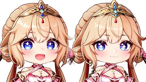 Cute FeiSe Emojis AI Art Tower of Fantasy 幻塔妃色