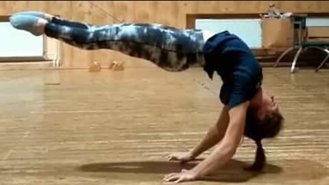 Acrobat is ridiculously flexible