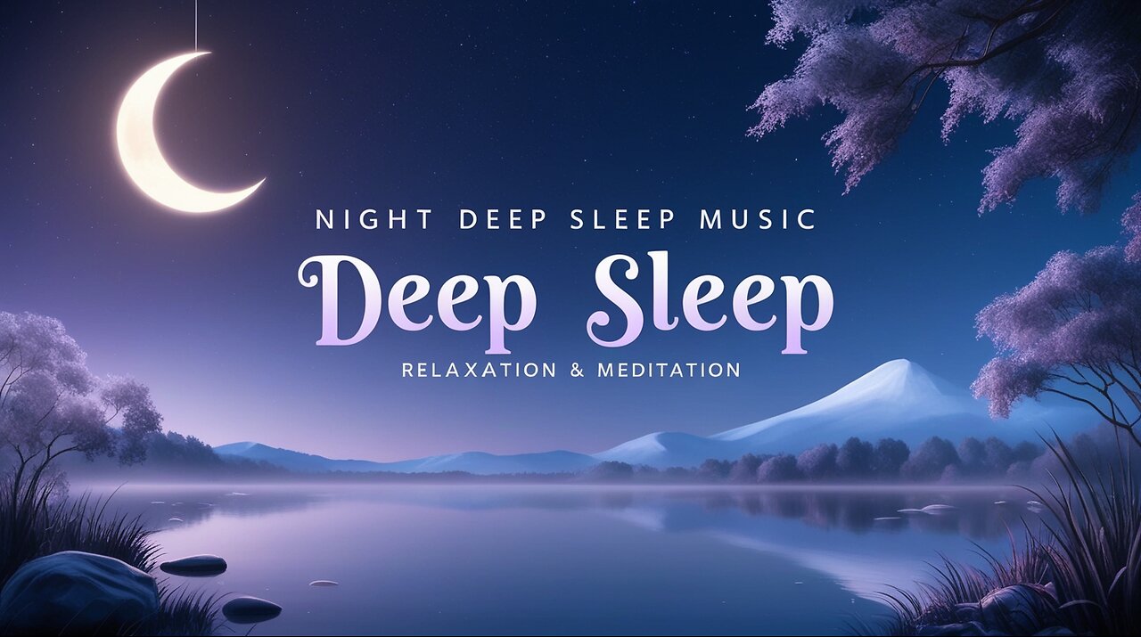 🌙 Night Deep Sleep & Relaxation Music 🎶