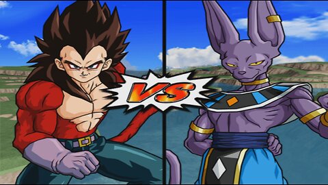 SSJ4 Vegeta VS Beerus - DBZ Budokai Tenkaichi 4