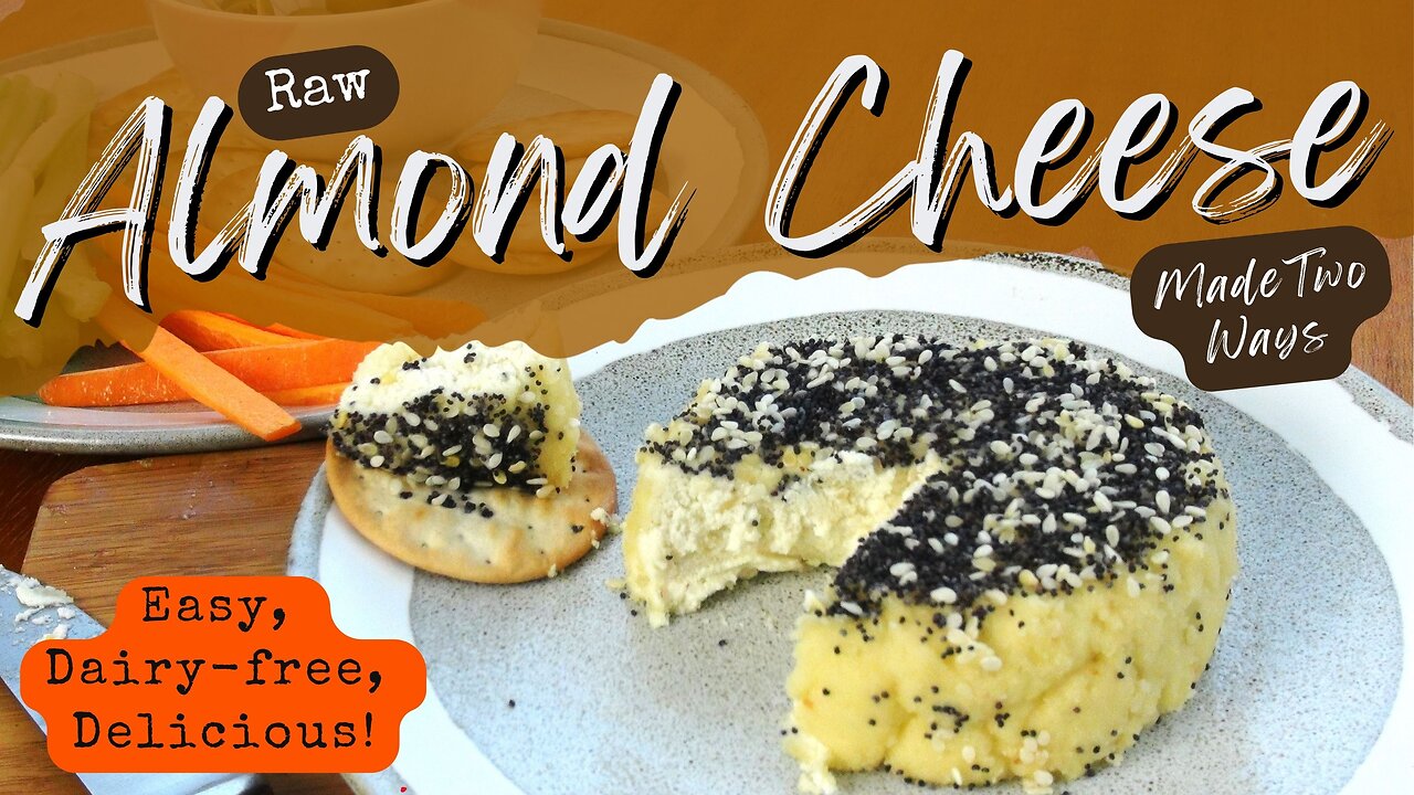 Raw Almond Cheese Recipe Made Two Ways...It's So Delicious!