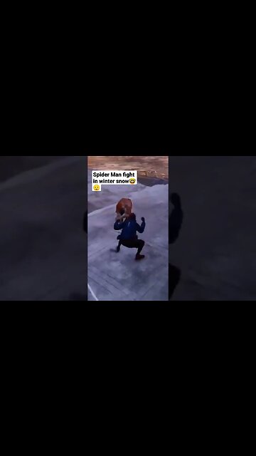 spiderman fight with prisoners#spiderman #spidermanmilesmorales #winter #shorts