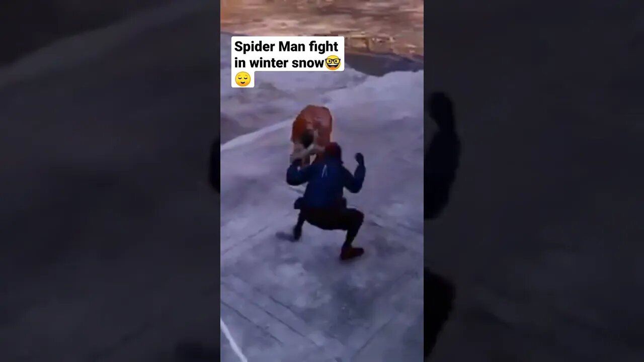 spiderman fight with prisoners#spiderman #spidermanmilesmorales #winter #shorts