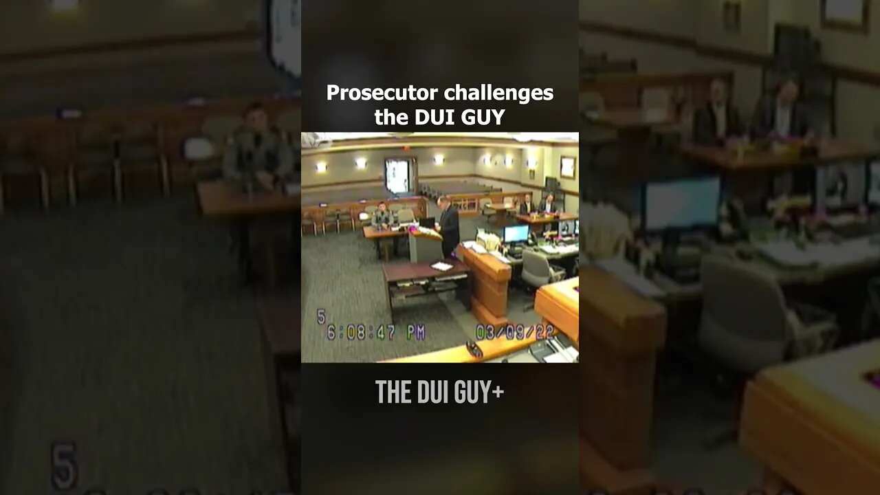 Prosecutor Gets UPSET with Lawyer