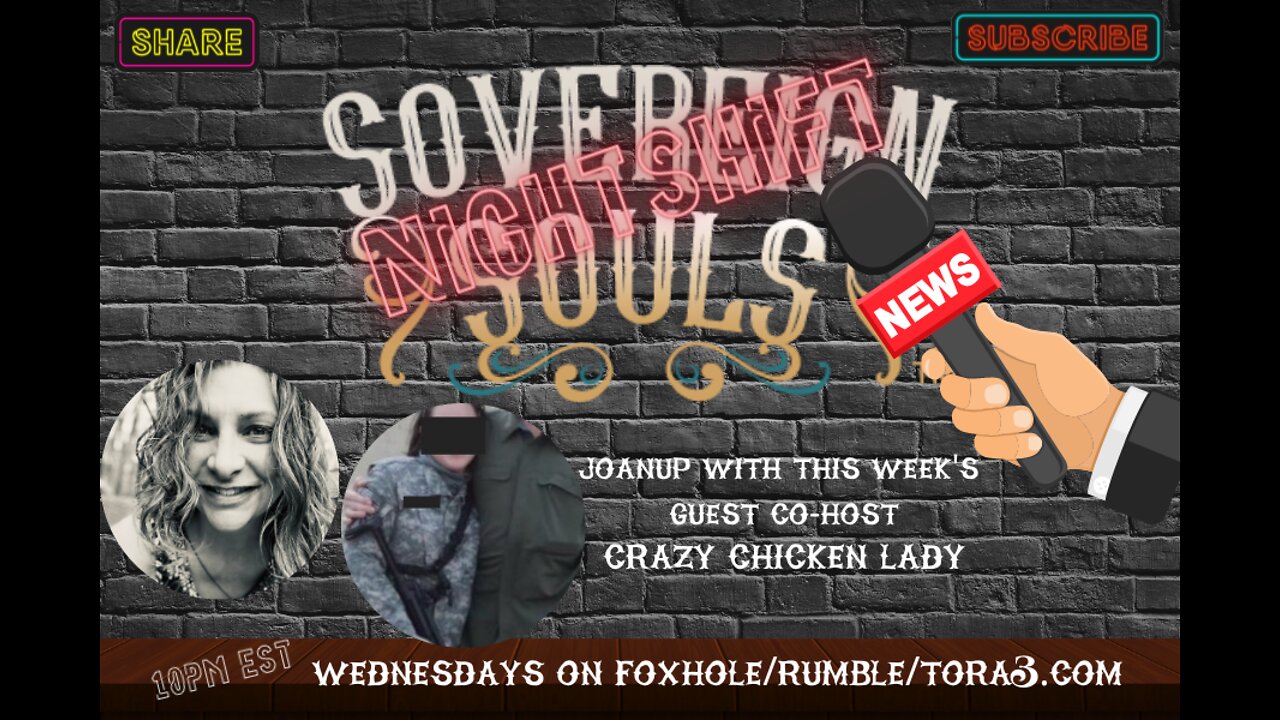 #NIGHTSHIFT NEWS JoanUp w/ Guest Co-Host Crazy Chicken Lady