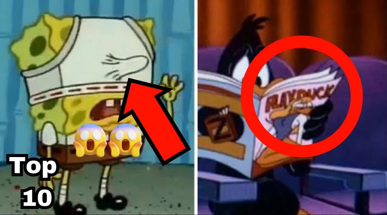 Top 10 Hidden Adult Jokes in Popular Kids Cartoons