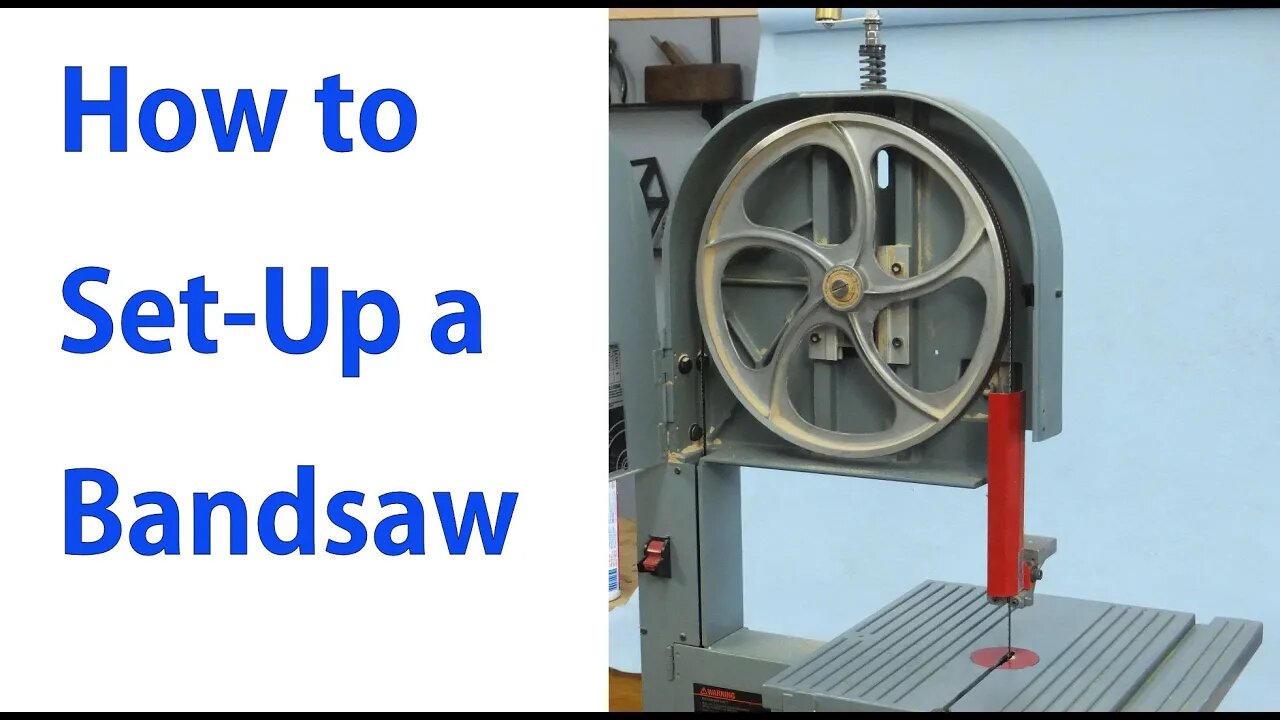 How to Setup a Bandsaw: Woodworking for Beginners #4