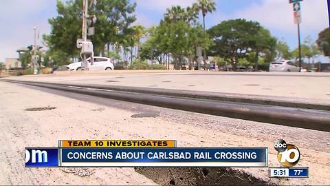 Concern about Carlsbad rail crossing