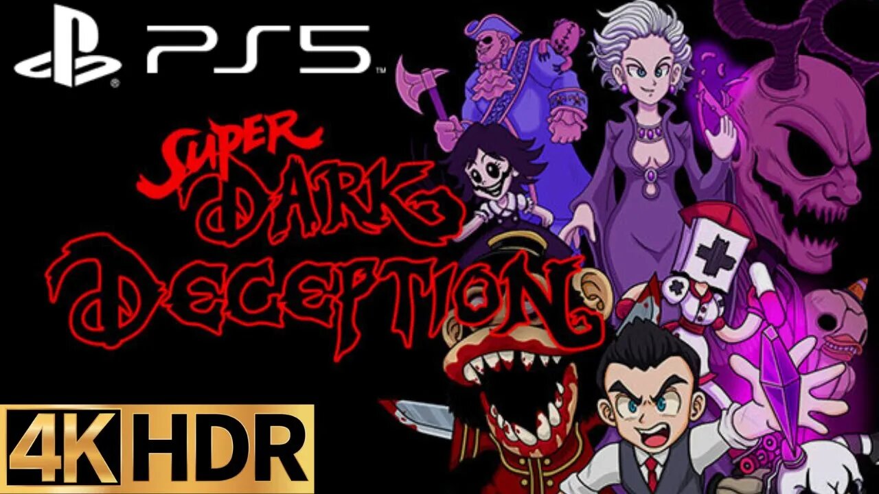 Super Dark Deception Demo Gameplay | PS5, PS4 | 4K HDR (No Commentary Gaming)