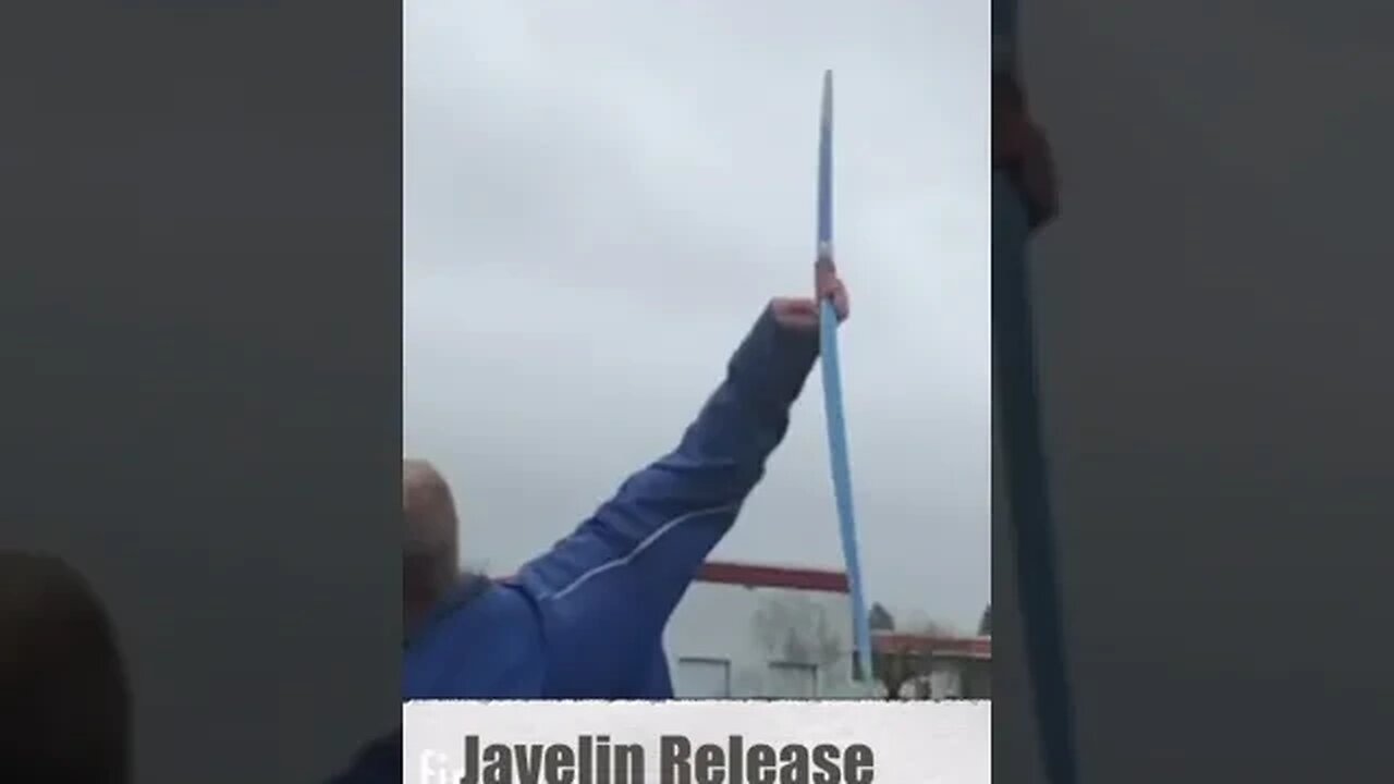 #shorts Javelin Throw - Slow Motion Release