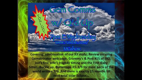 GemComms with Q'd Up: 3/9:9/3