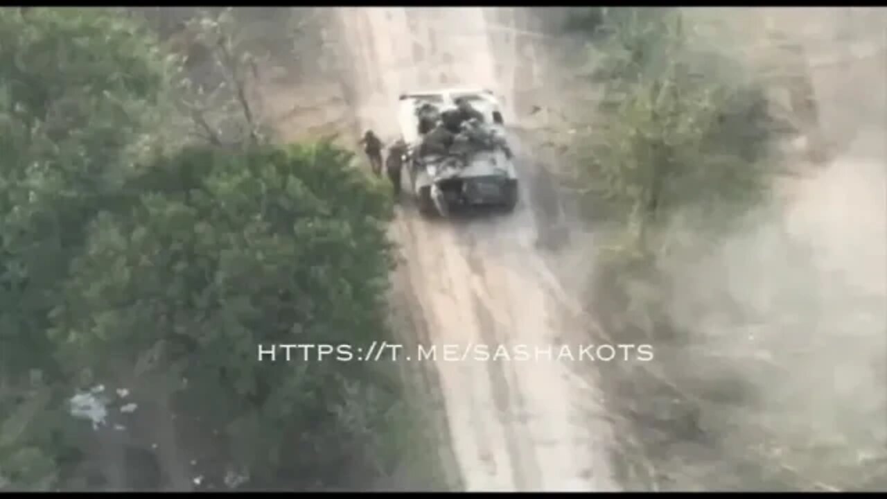 Nothing unusual, just AFU tactical run away