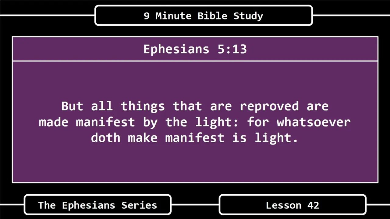 9 Minute Bible Study