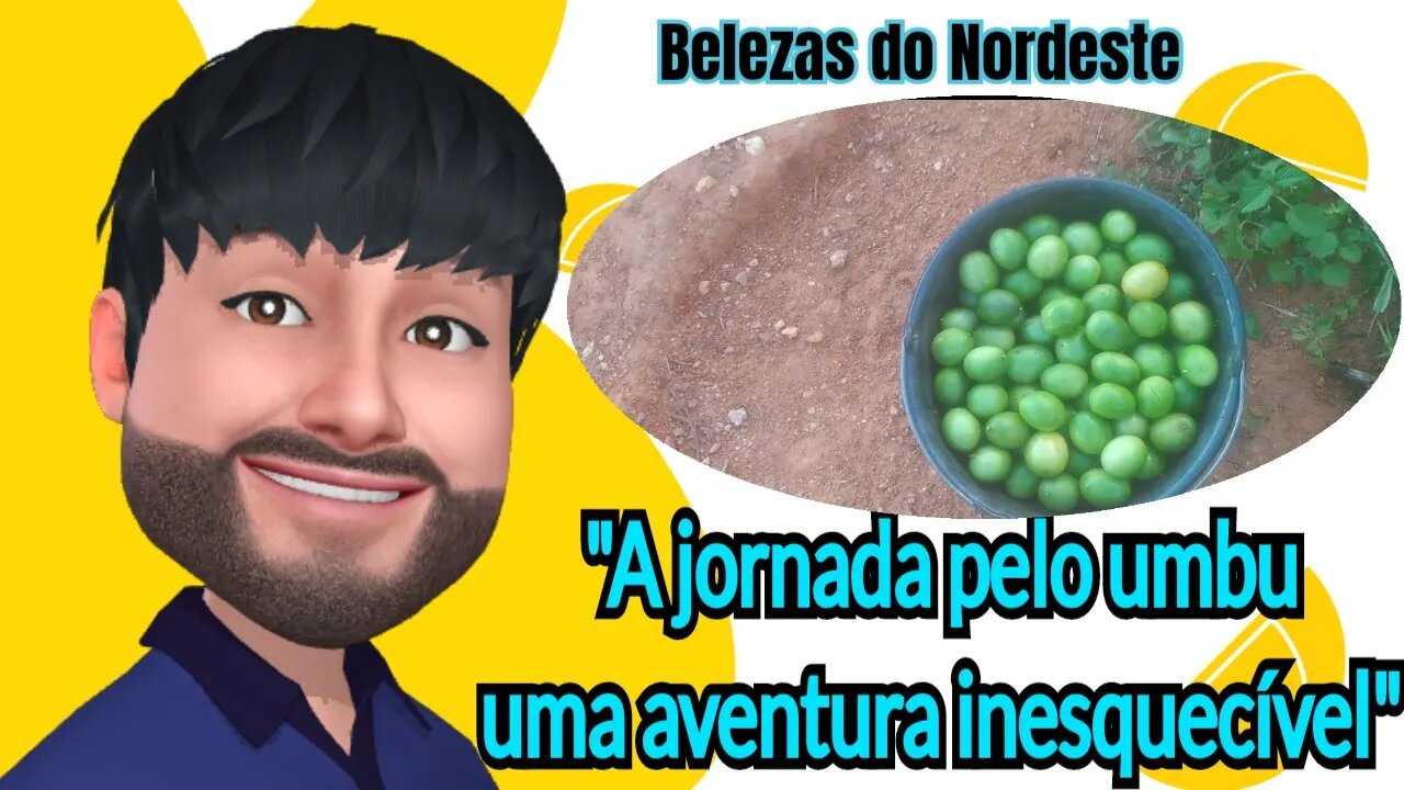 "A difícil jornada do Umbu: superando desafios para encontrar o fruto Nordestino 😊"