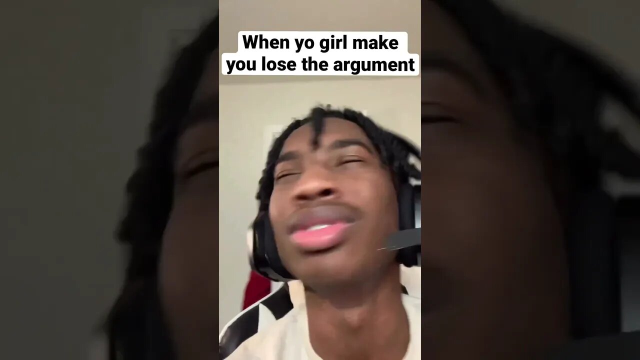 When yo girl make you lose the argument😂😂 #comedy #dswayy #skit #tiktokshorts